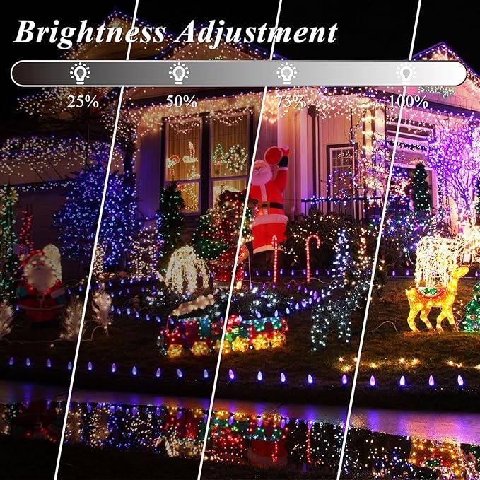 200 LED Christmas Lights Color Changing, 35 Colors 66FT Easter String Lights with Remote Timer, Connectable Waterproof Twinkle Lights Plug in for Xmas Tree Outdoor Holiday Wedding Party Decor