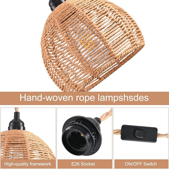 Farmhouse Pendant Lighting,Chandelier Industrial Pendant Light, Modern Kitchen Island Lights Fixtures Ceiling Hanging Dining Room Living Room