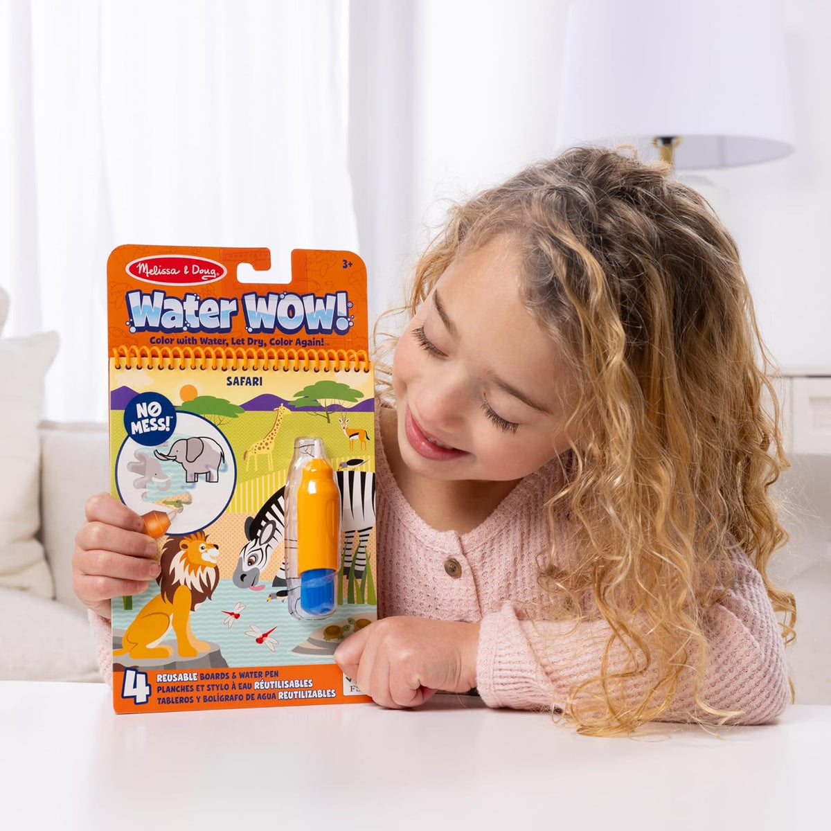 Melissa & Doug Water Wow! Reusable Activity Pad - Safari Theme - Eco-Friendly & Fun