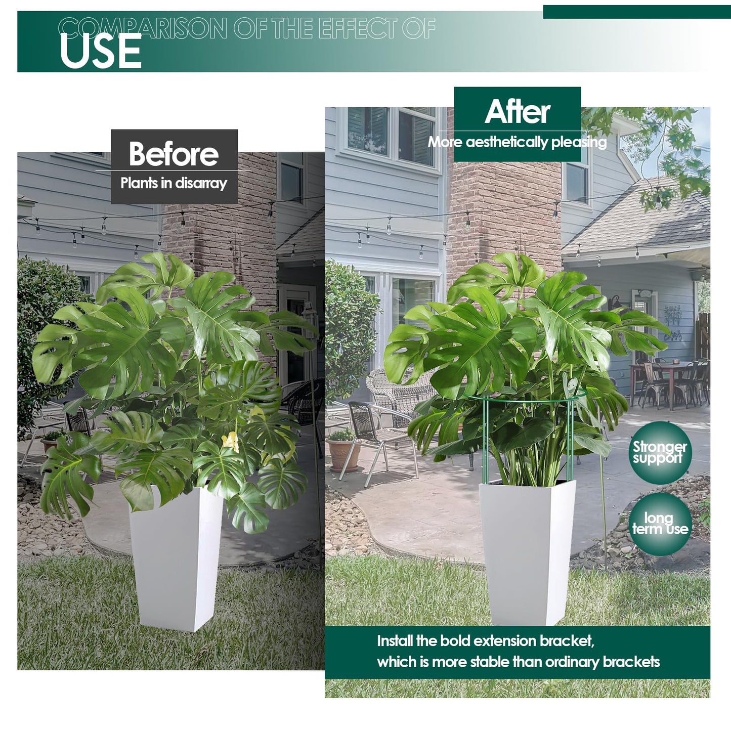 LKSSZS 12 Pack Garden Plant Support Stakes, Half Round Peony Cages and Supports, Metal Garden Support Ring, Border Support for Outdoor Indoor Plants, Peony, Hydrangea,Tomato, Monstera