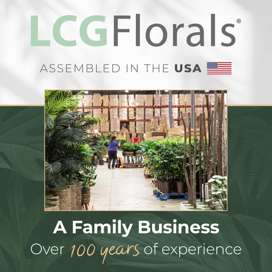 LCG Florals 4ft Ficus Tree in Copper Metal Pot with Real-Wood Trunk - Indoor and Outdoor Faux Plants for Patio, Living Rooms, Offices & Outdoor Spaces