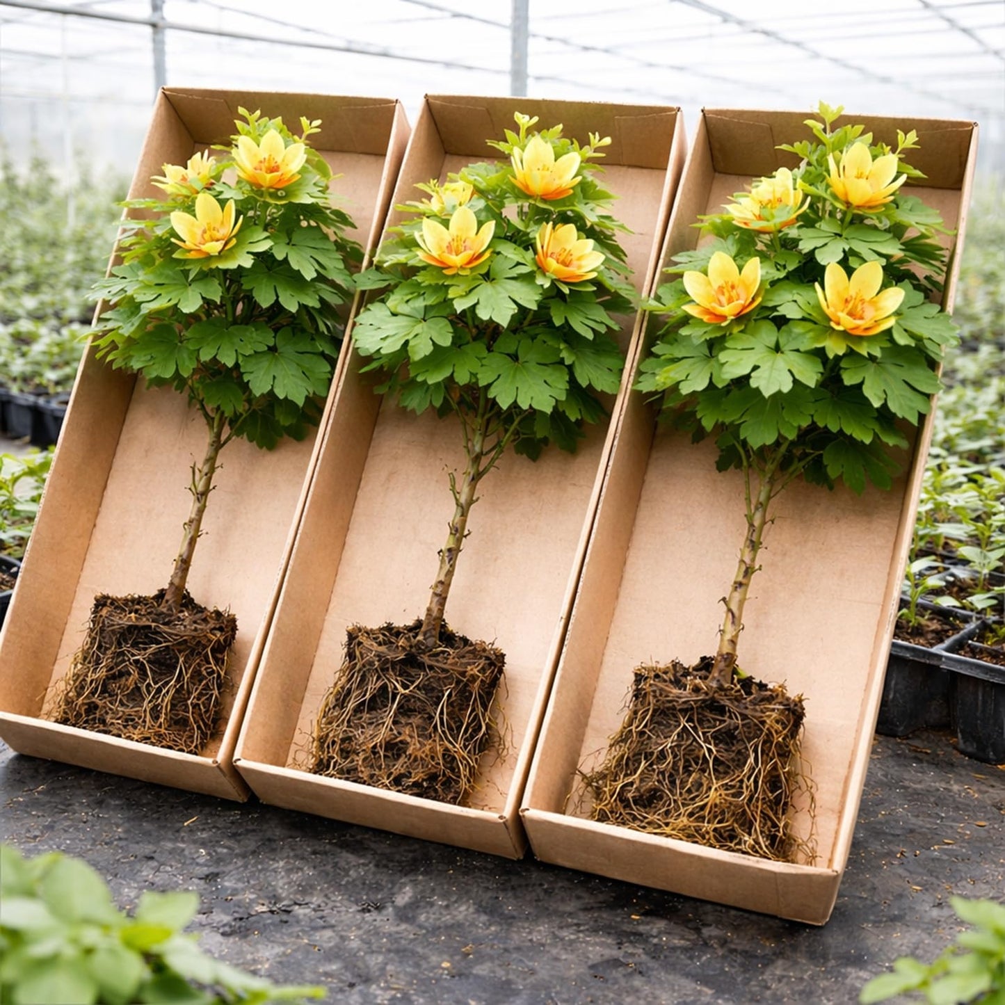 Tulip Poplar Live Tree Plants for Growing – Liriodendron tulipifera – Fast Growing Shade Trees with Tulip Flowers – Bare Root Trees for Planting Outdoors (2 Trees)