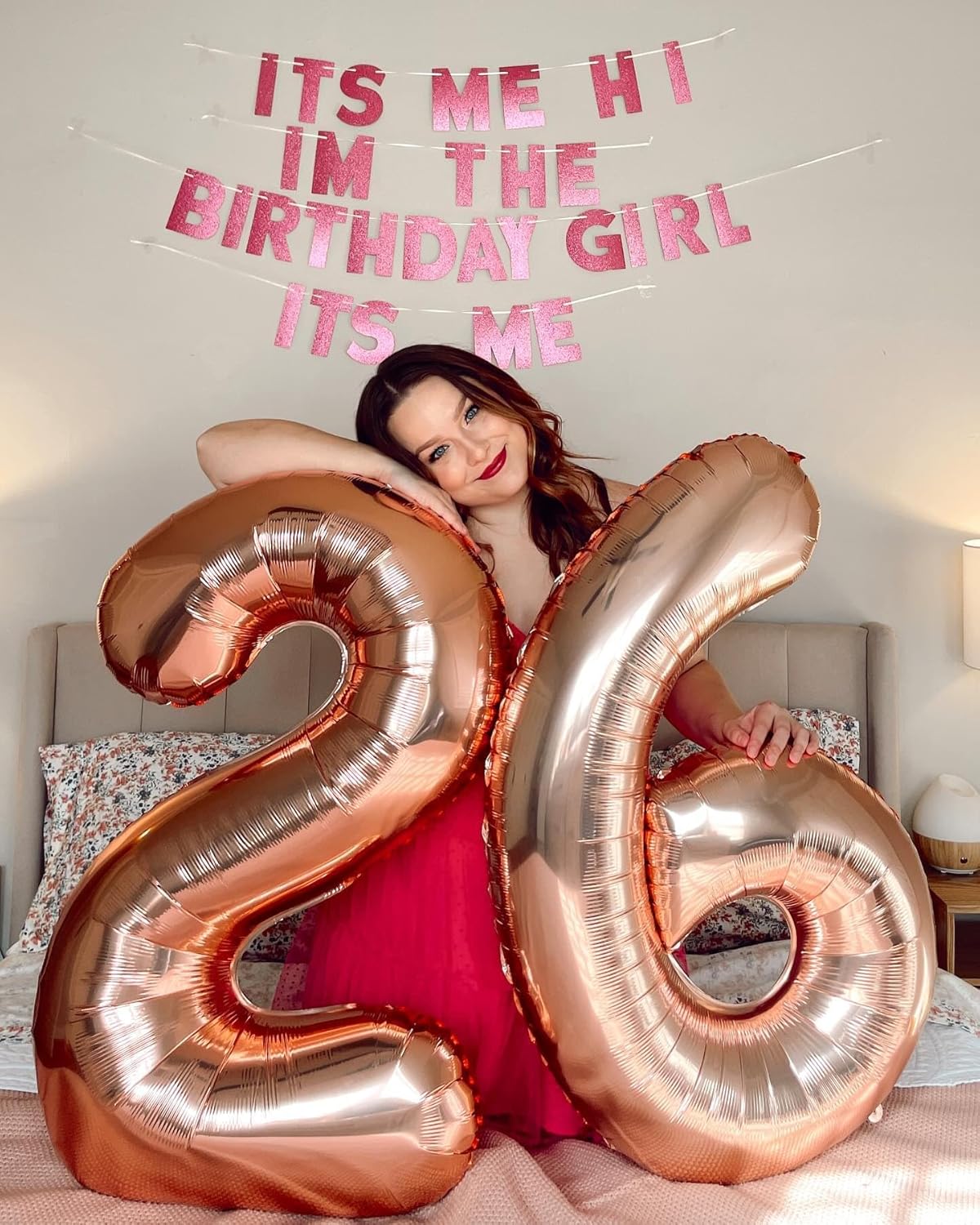 Rose Gold Number 60 Balloon - 40 Inch 60th Birthday Decoration for Men & Women | Elegant Party Supplies