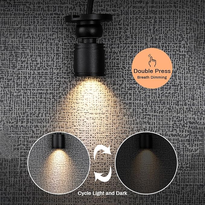 5V Dimmable LED Mini Spot Light with 6.6ft Cable, Jewelry/Indoor Picture/Art/Model Display Lights, USB Powered Spotlight for Jewelry Cabinets, Entryways, Tables Shelves (Natural Light 4000K, 1 Pack)