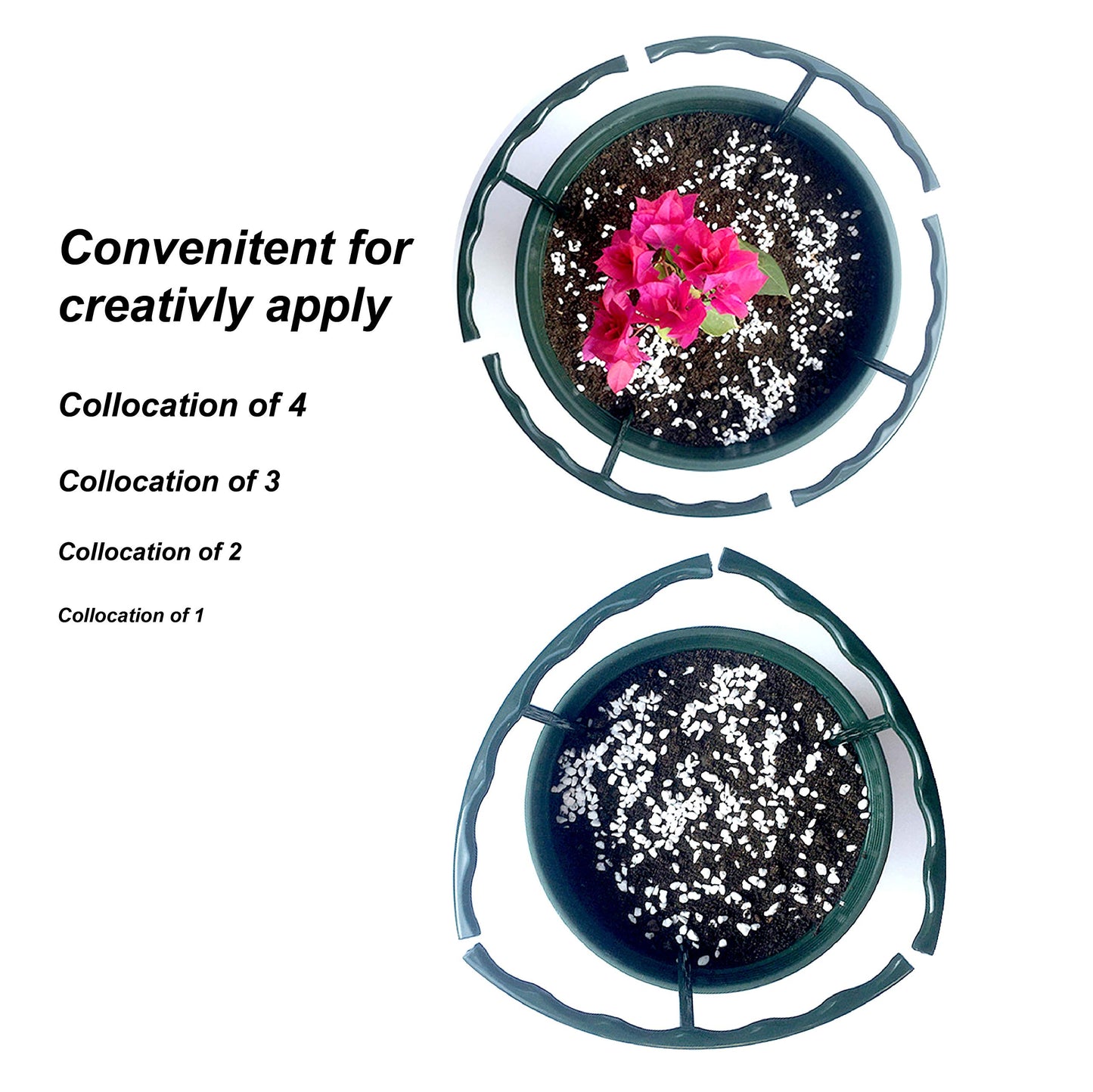 14Pcs Plant Support Stake Half Round Plant Support Ring Garden Flower Support for Tomato, Hydrangea, Indoor Plants, 6.3" Wide X 10.3" High