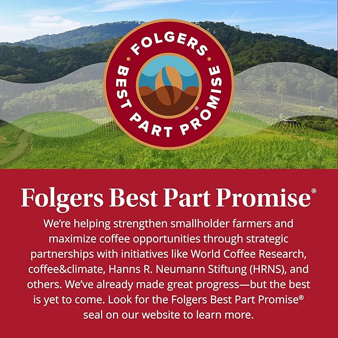 Folgers Simply Smooth Ground Coffee, Mild Roast, 27 Oz. Canister