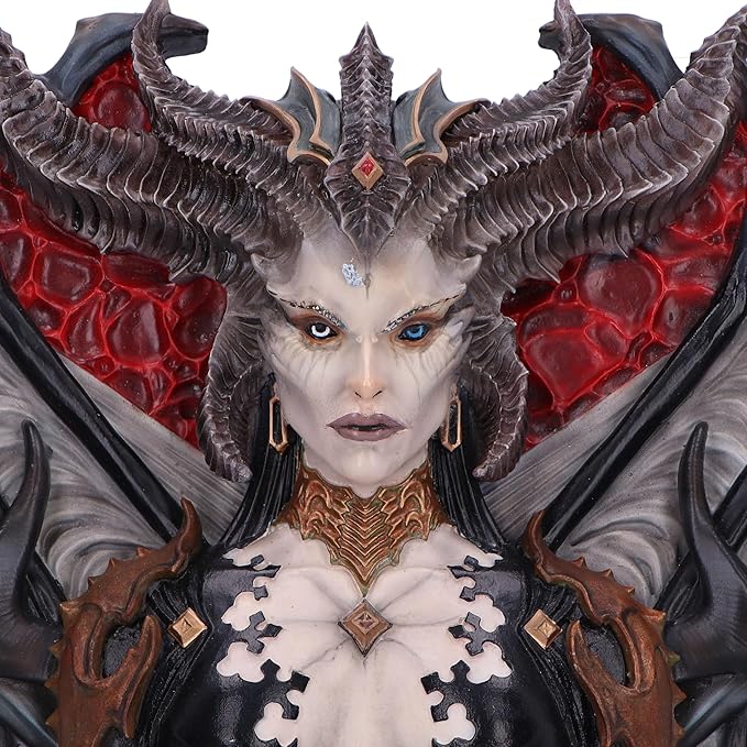 Nemesis Now Diablo® IV Lilith Wall Hanging Sculpture 30cm, Resin, Green, Cast in the Finest Resin, Expertly Hand-Painted