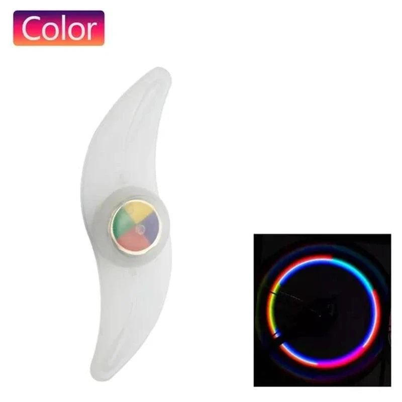 Bike Wheel Spoke Light Tire Lights 3 Modes LED Waterproof Bike Safety Warning Easy To Install Bicycle Accessories