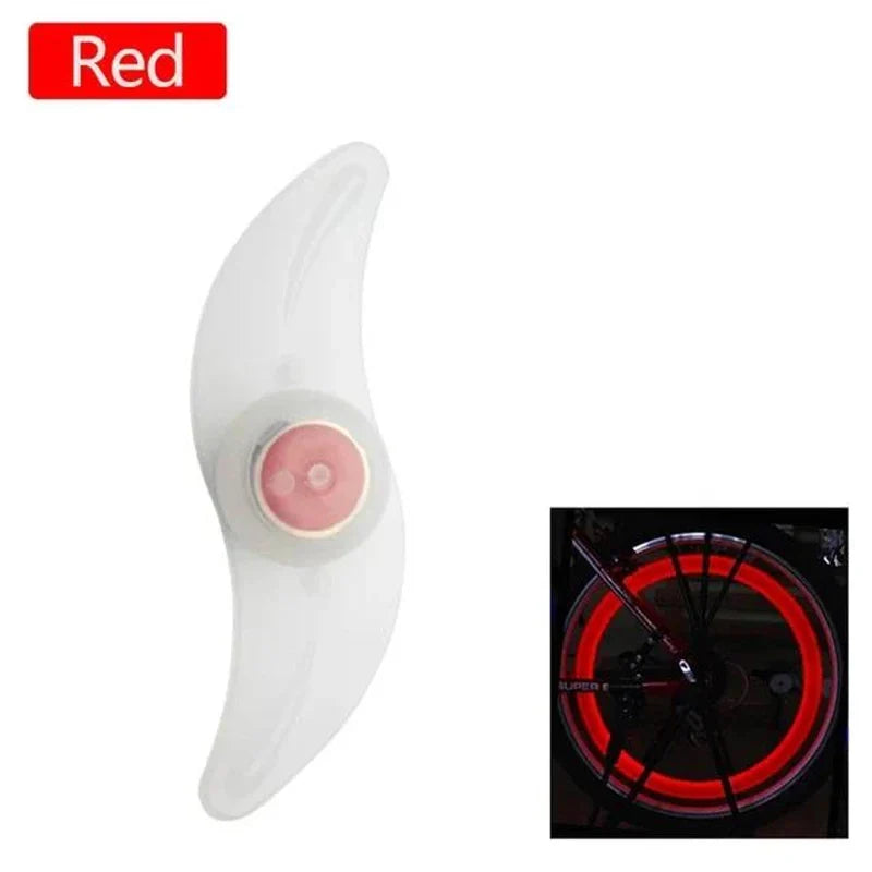 Bike Wheel Spoke Light Tire Lights 3 Modes LED Waterproof Bike Safety Warning Easy To Install Bicycle Accessories